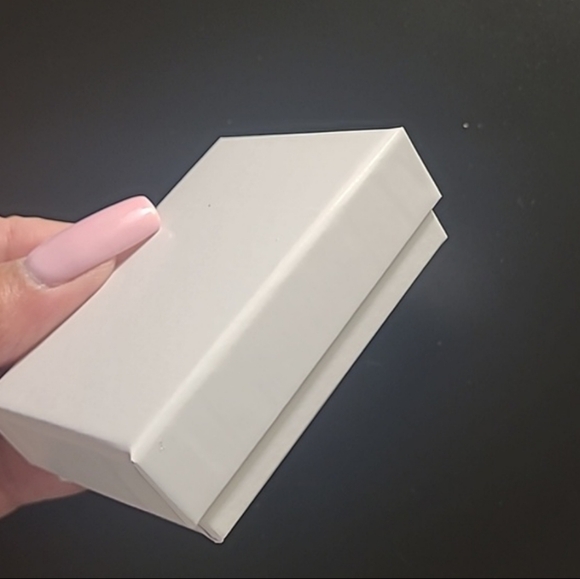 Pearl and Rhinestone Bow Stud Earrings Rose - Picture 5 of 5